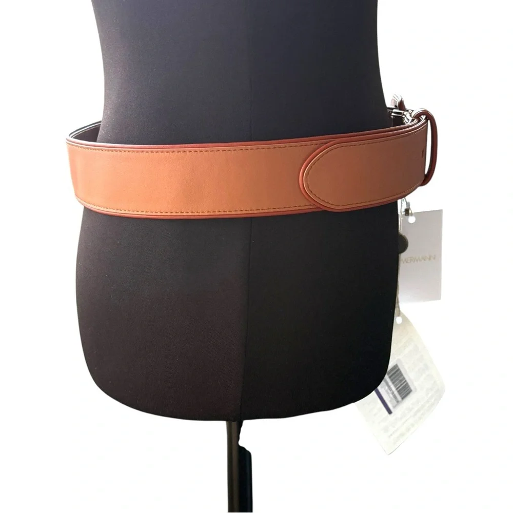Zimmermann Brown Leather Belt With Buckle | Size Medium/Large